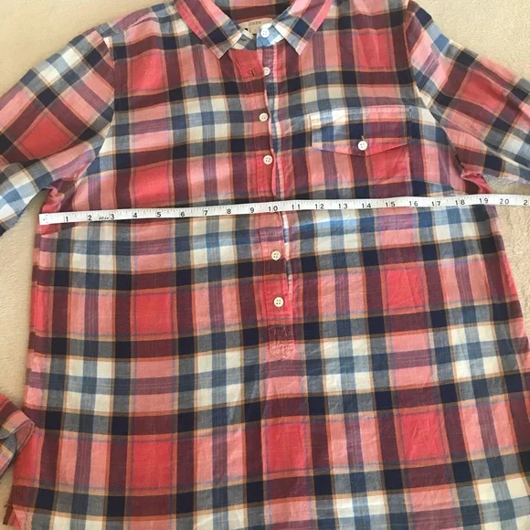 J. Crew Plaid Button Down Shirt - Size S - Picture 7 of 9